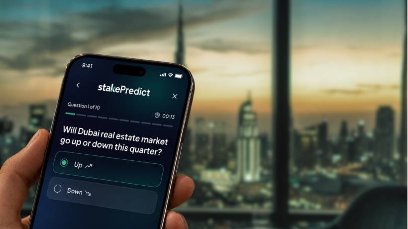 Stake launches StakePredict, the Middle East's real estate prediction market for Dubai property 